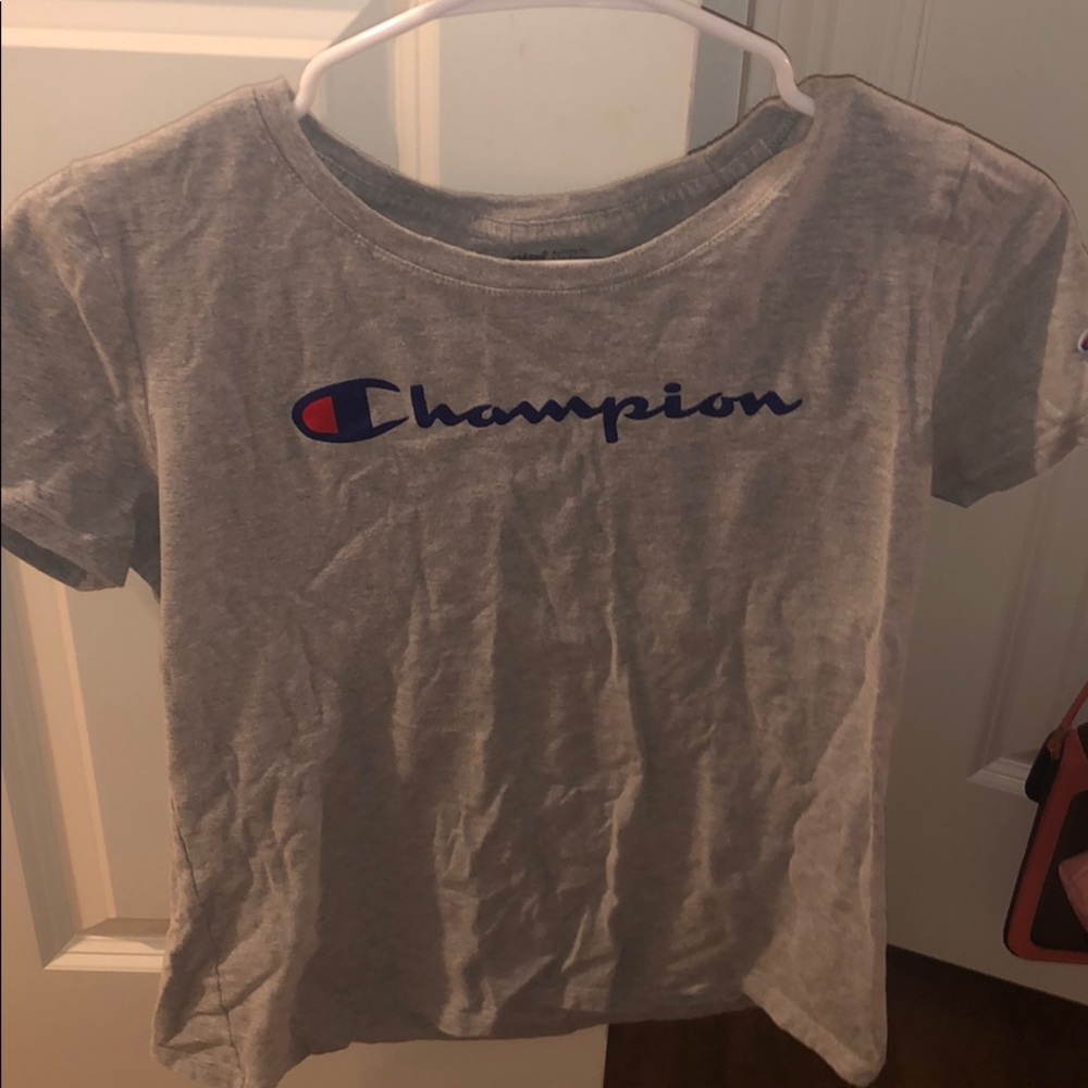 Grey champion shirt